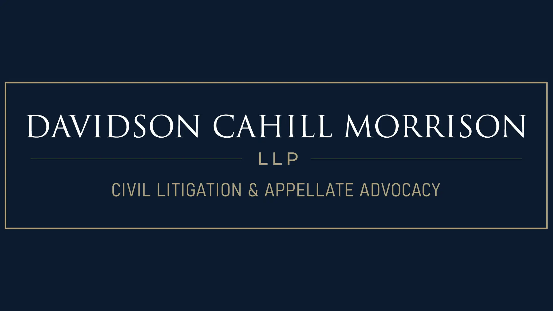 Logo of Davidson Cahill Morrison LLP