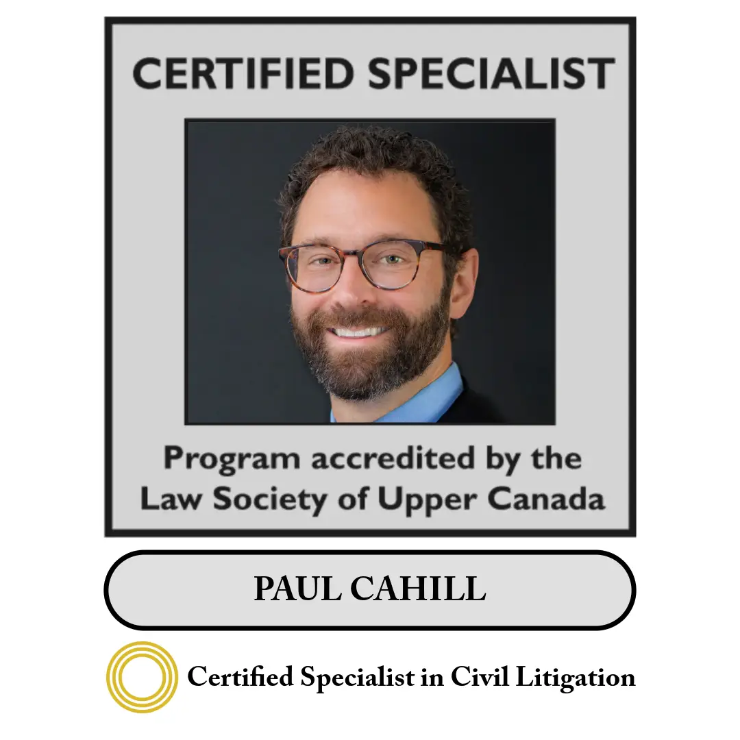 Paul Cahill - Certified Specialist