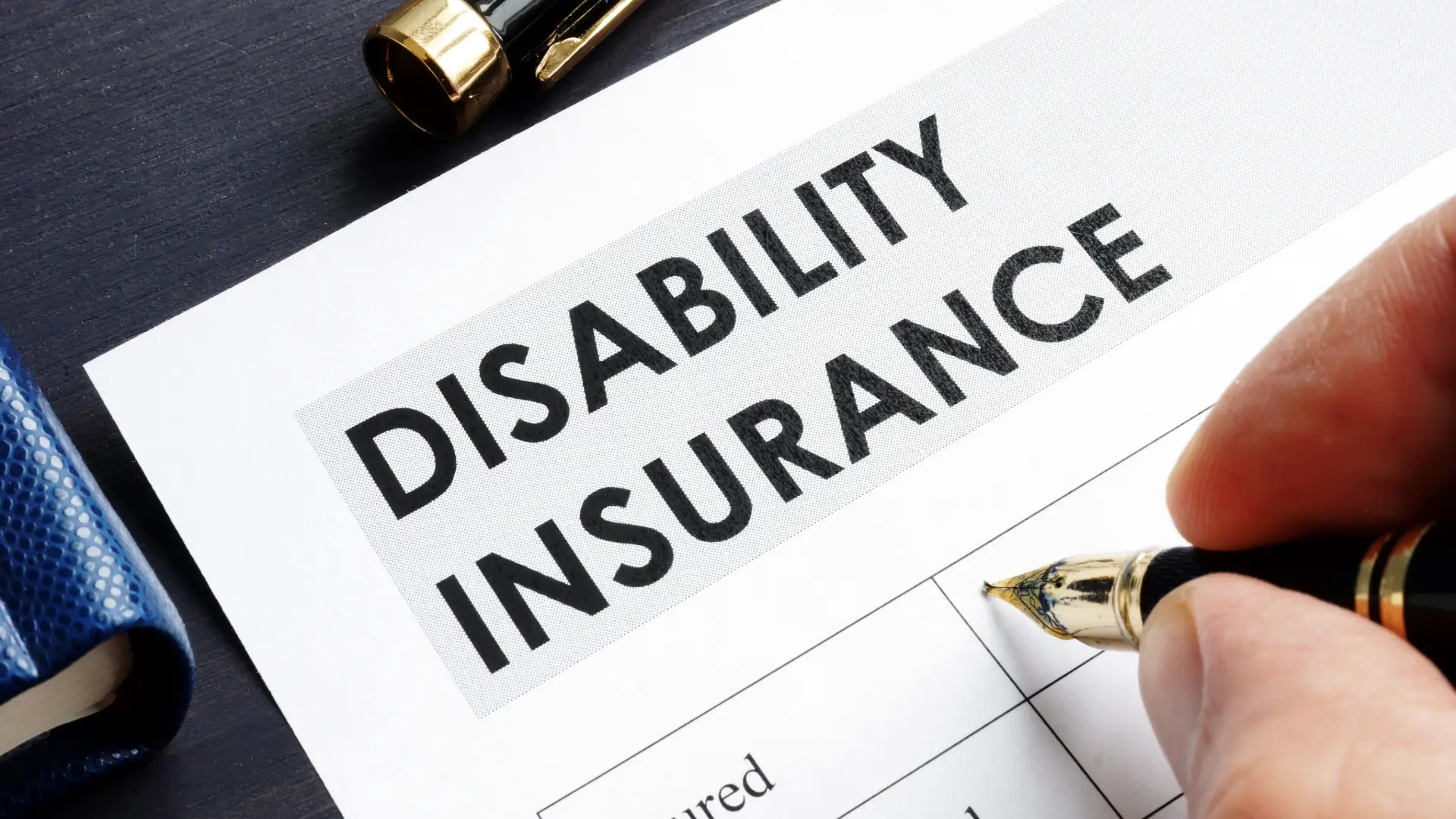 A disability insurance form.