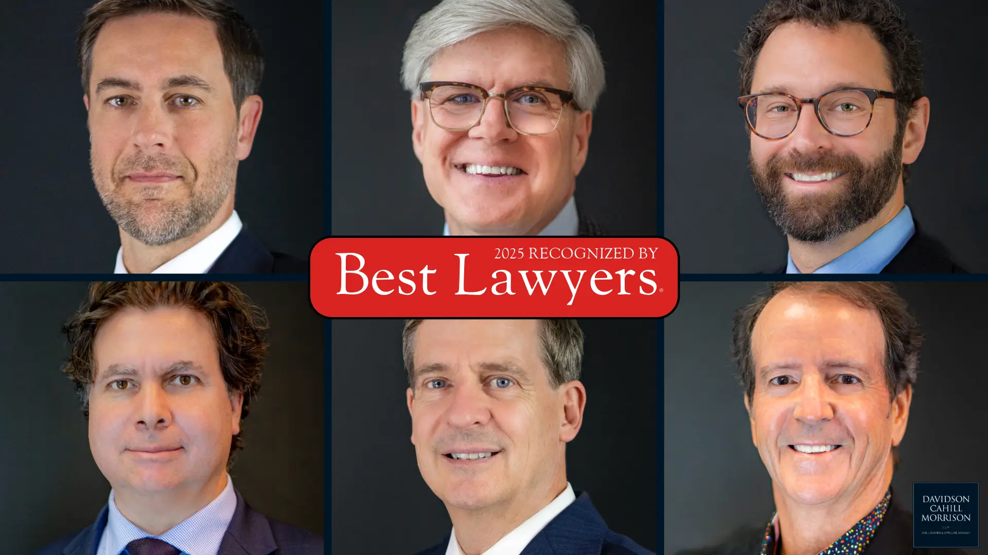 David Morin, Jim Davidson, Paul Cahill, Chris Morrison, Ron Strike, and Joel Cormier recognized in the Best Lawyers in Canada 2025 Edition