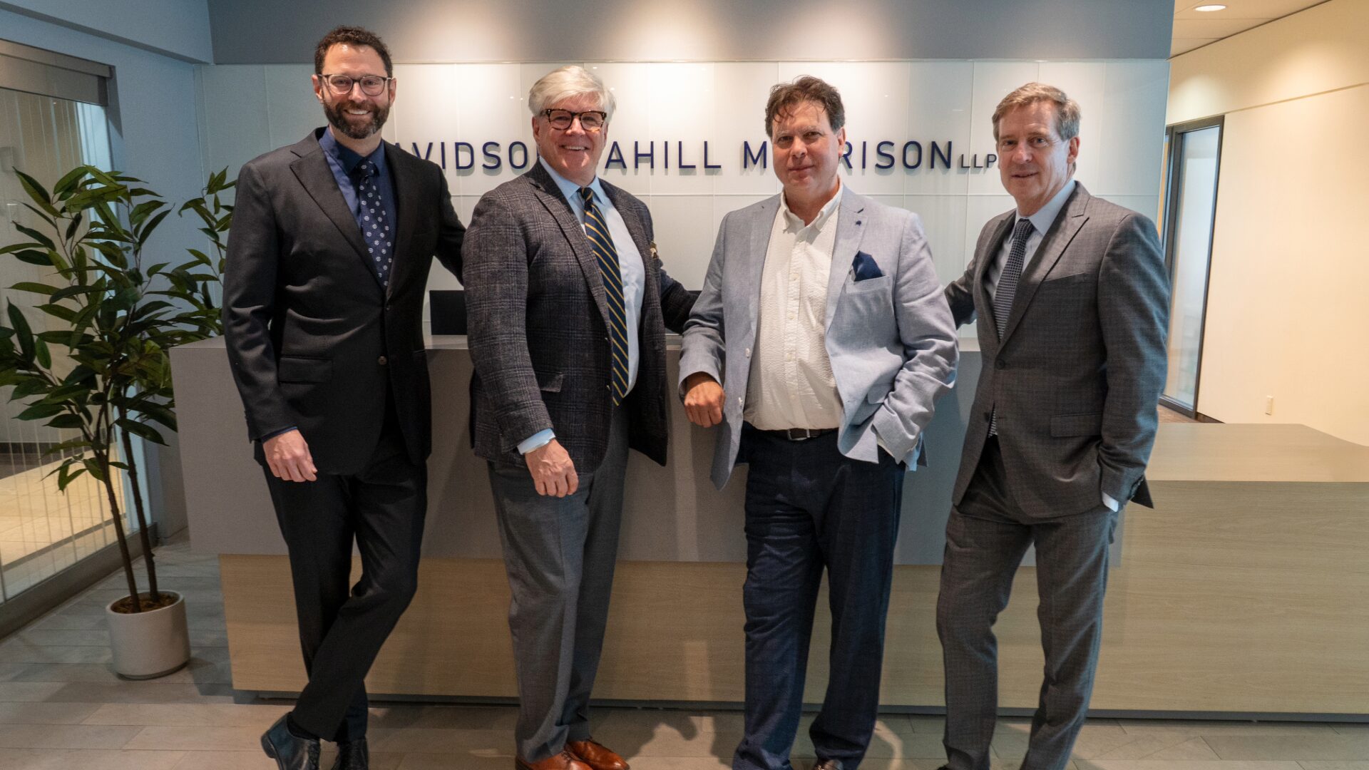 Paul Cahill, David Morin, Chris Morrison and Jim Davidson
