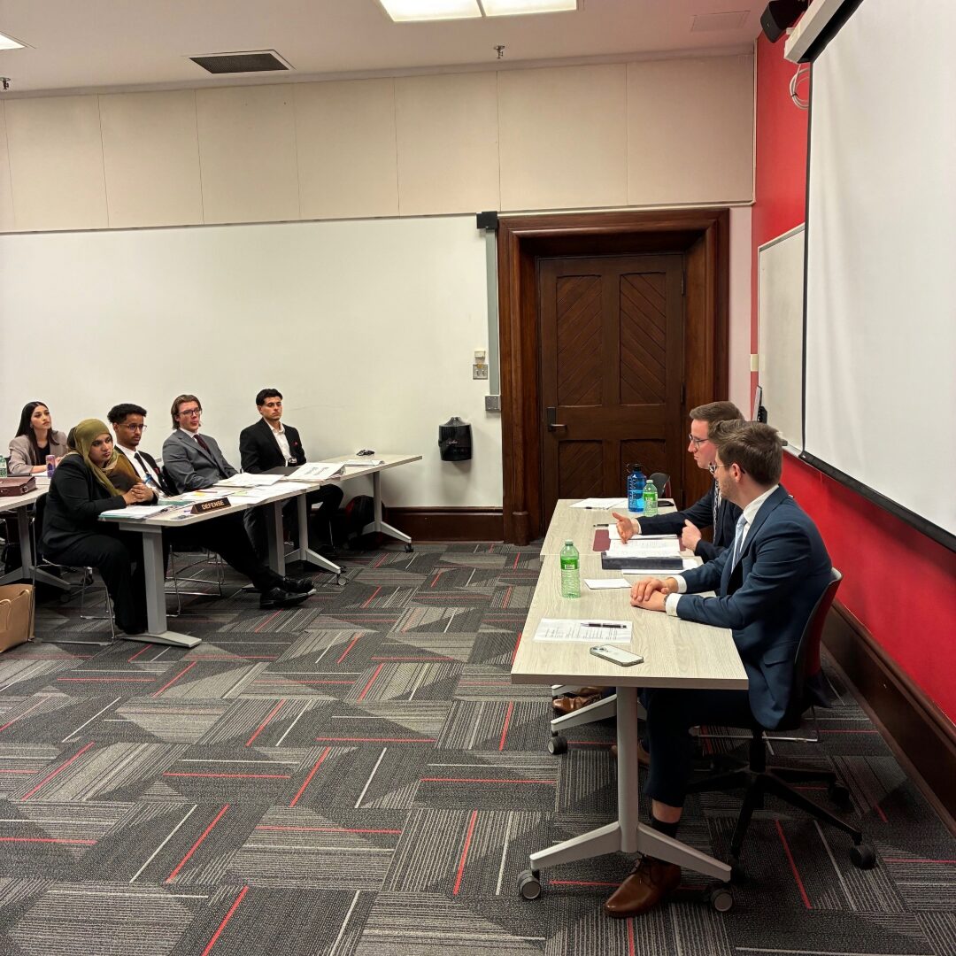 Hudson Chalmers Judging Medical Malpractice Mock Trial